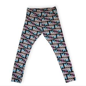 EC LULAROE DISNEY MINNIE MOUSE LEGGINGS SZ.TALL AND CURVY